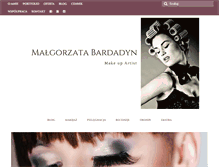 Tablet Screenshot of makeup-style.pl